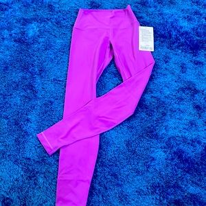 Purple LULULEMON workout leggings